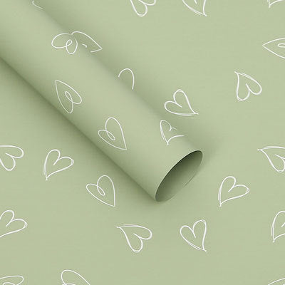 Waterproof Rose Flower Bouquet Wrapping Paper