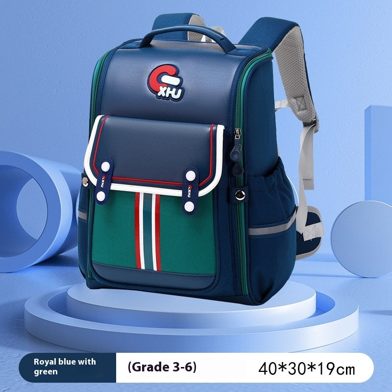 Primary School Boys And Girls Large Capacity 1-6 Grade Burden Reduction Waist Support Astronaut Bag