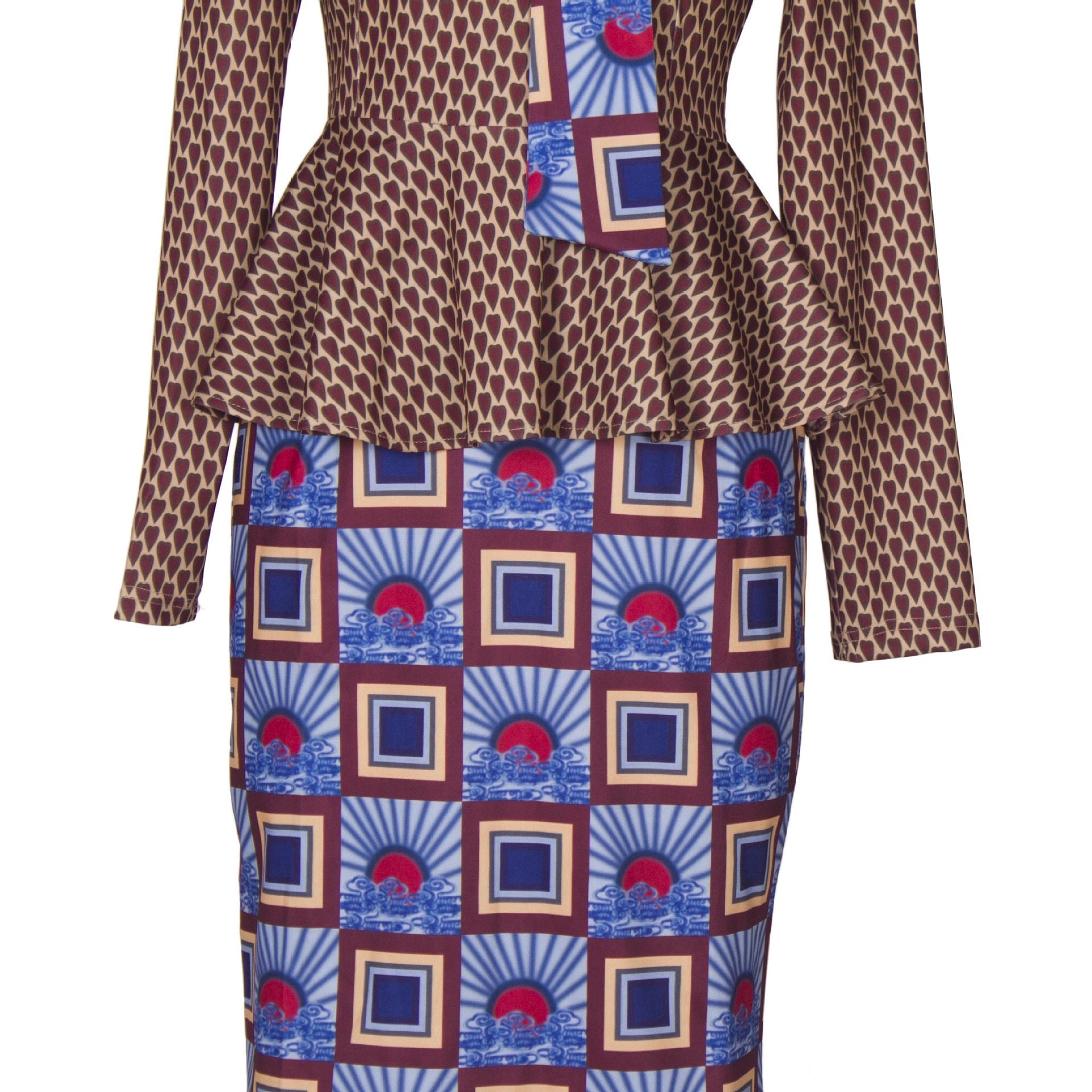 Fashion Women's Printed Two-Piece Set Africa