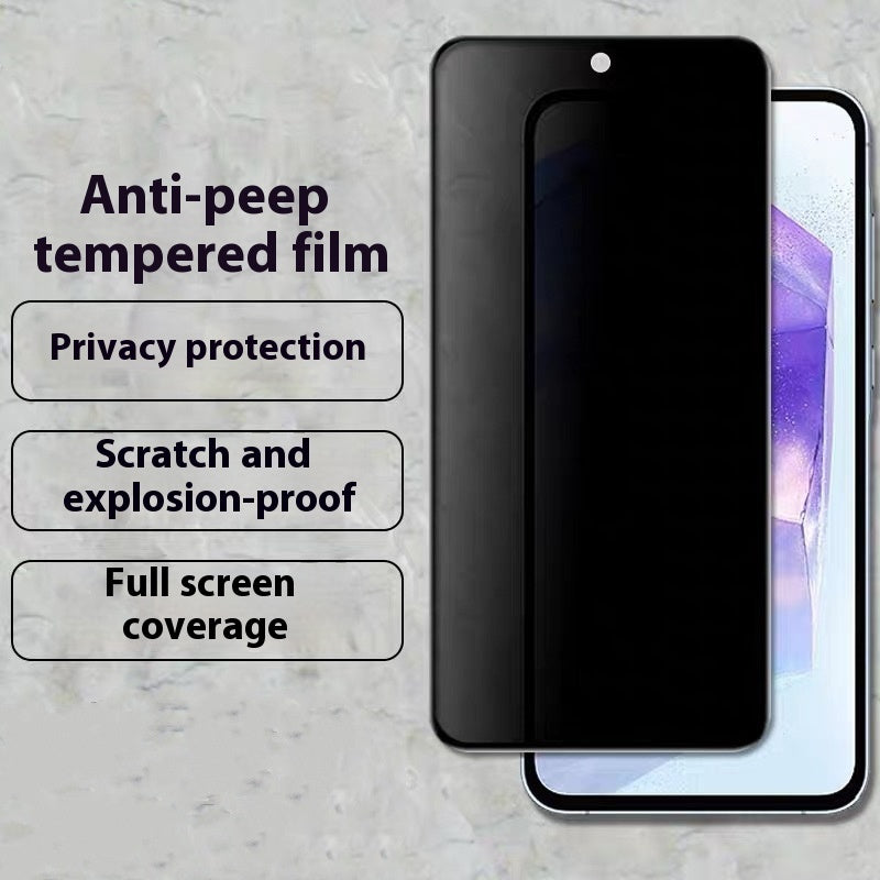 Full Screen Anti-Peep Tempered Glass Protector Privacy Protection