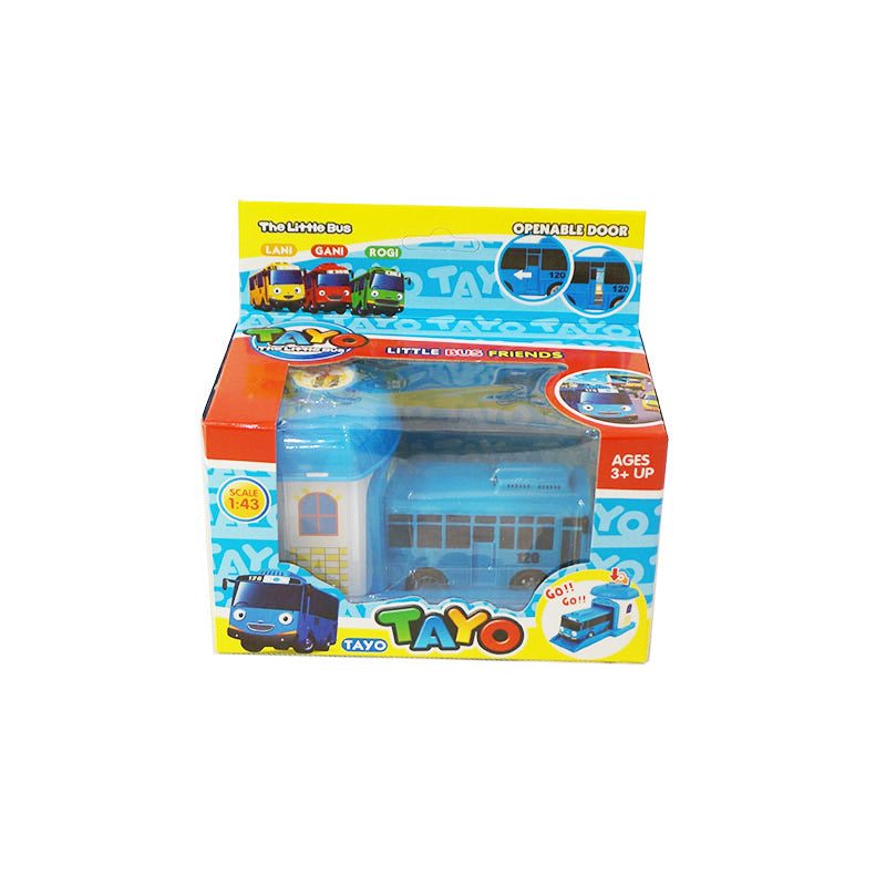 Cart Small Bus Children's Bus Toy Ejection Car Parking Lot