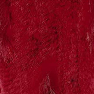 Rabbit Fur Woven Fur Triangle Shawl