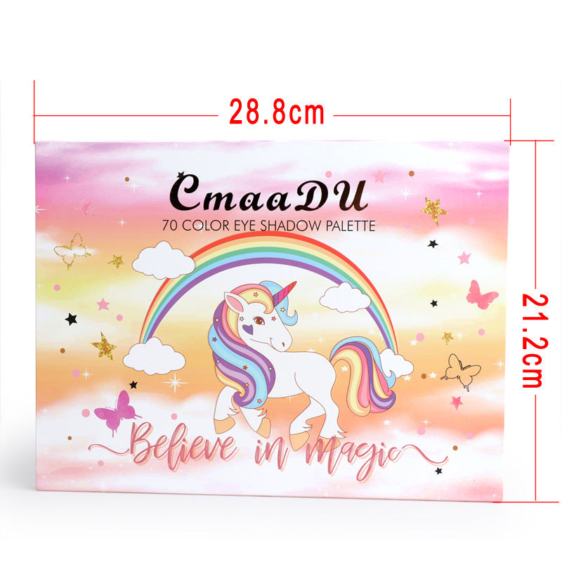 70 Colors Matte Glitter Metal Waterproof Eyeshadow Palette