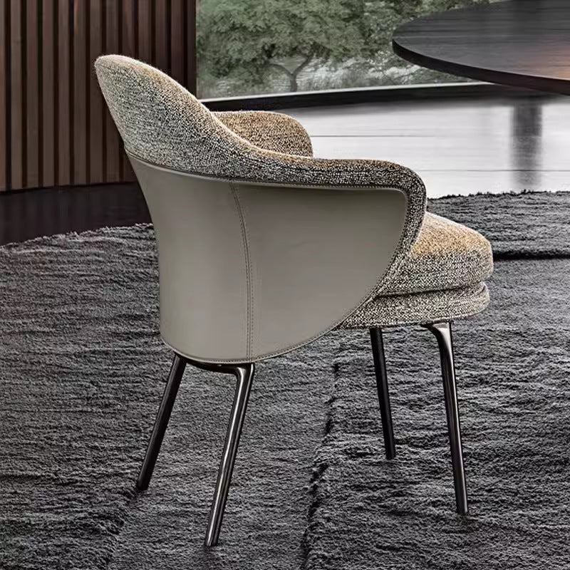 Fabric-Back Dining Home Leisure Chair