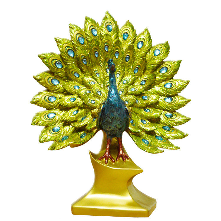 Lovers Peacock Creative Home Furnishing Resin Crafts Decoration