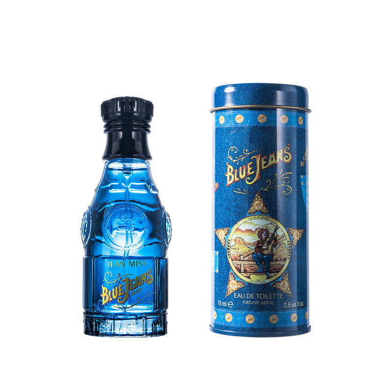 Blue Denim Cola Flavor Men's Perfume Azure Long-Lasting Natural Cologne 75mL