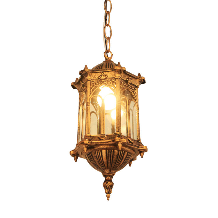 Retro Industrial Style Outdoor Chandelier