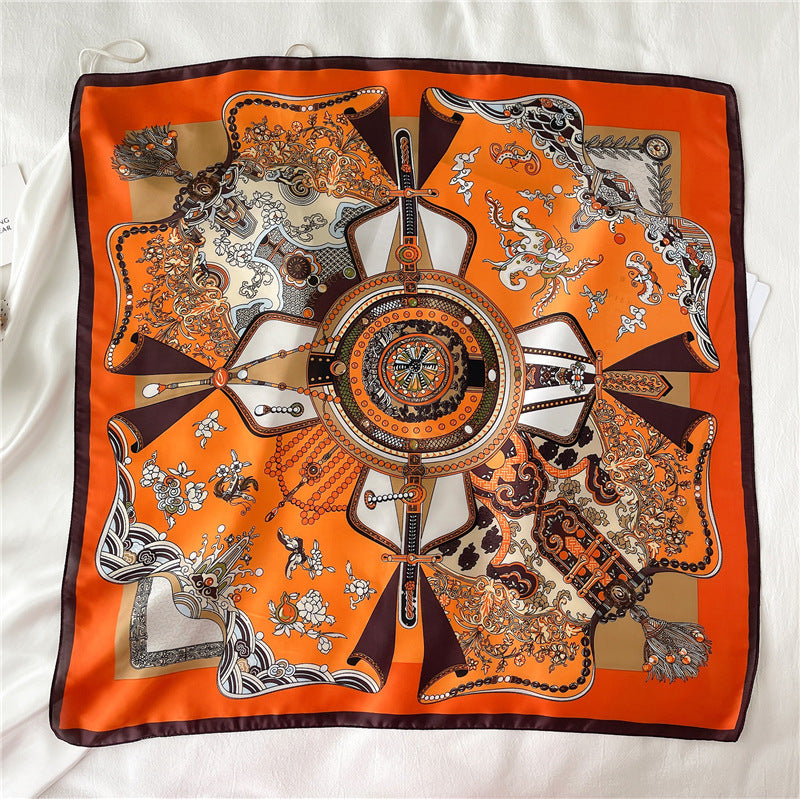 Luxury Wind Square 70cm Thin AutumnWinter Scarf