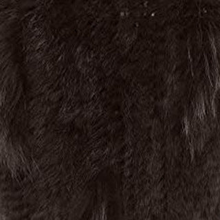 Rabbit Fur Woven Fur Triangle Shawl