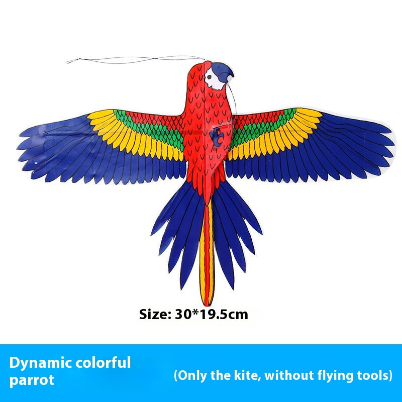 Kite Diy Material Package Handheld Fishing Rod Dynamic Kite Plastic Breeze Easy To Fly Small Kite