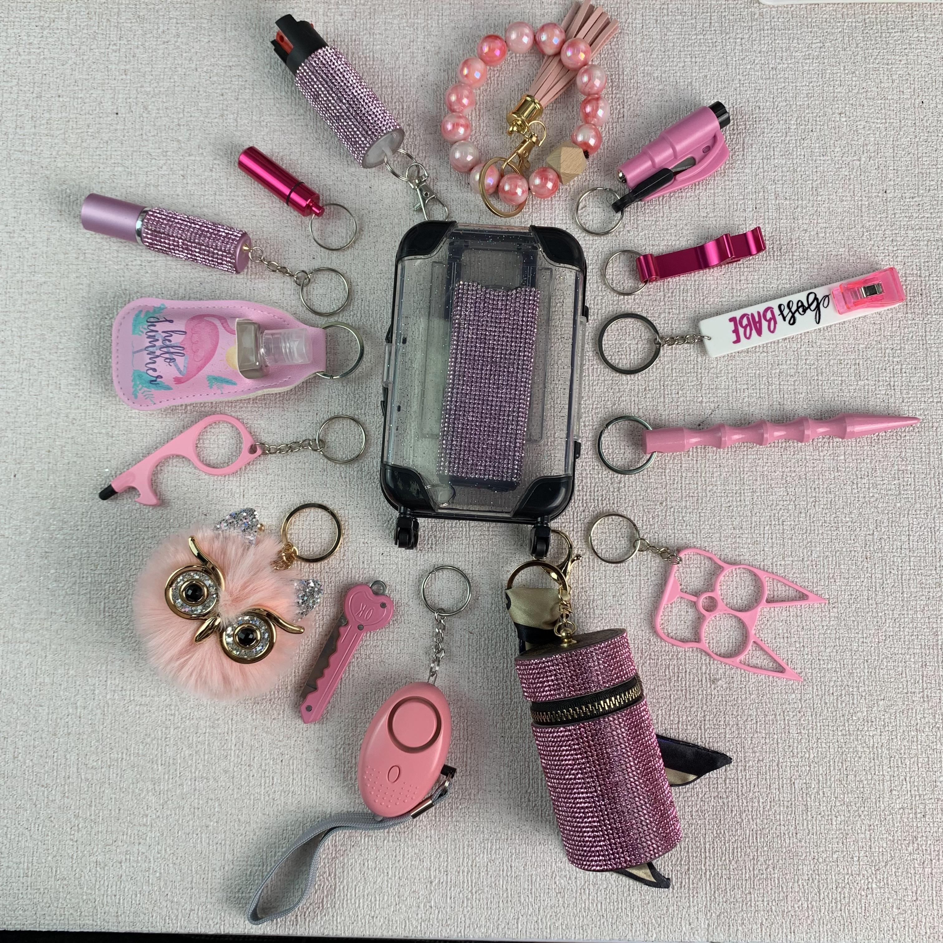 Alarm Spray Self-Defense Key Chain Suit