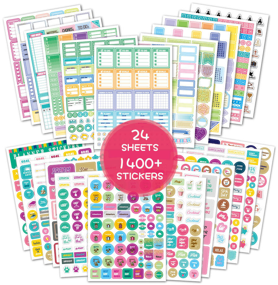 Planner Stickers Set Seasonal Monthly