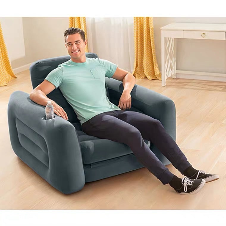 Household Single Folding Inflatable Sofa Recliner