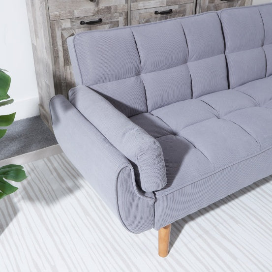 2064 Corduroy Sofa Sofa Bed-Smoke Gray