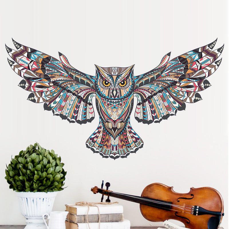 Creative Owl Living Room Bedroom Study Background Wall Decoration