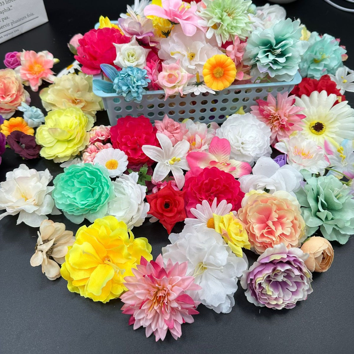 Suspended Flower Door Curtain Environment Creation Photo Punch-In Artificial Flower Curtain Petal Rain Waterfall Flower Scene Layout Decoration