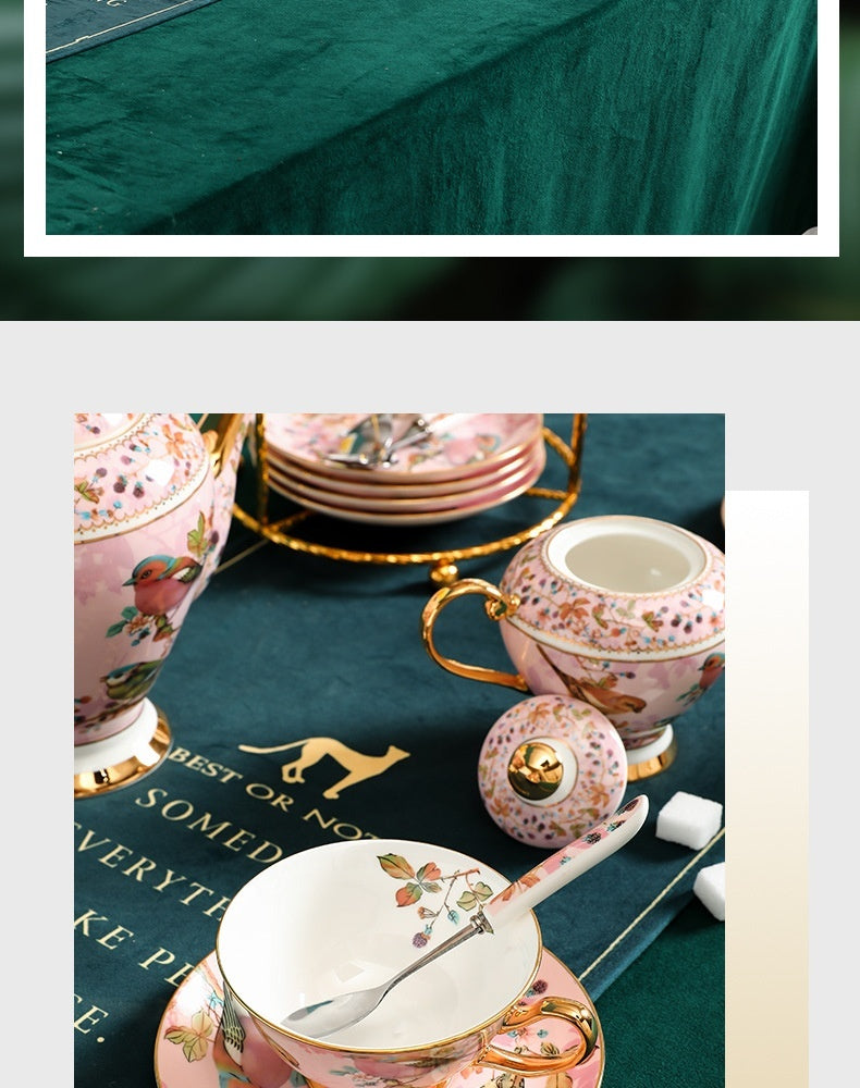 European Bone China Coffee Cup Suit