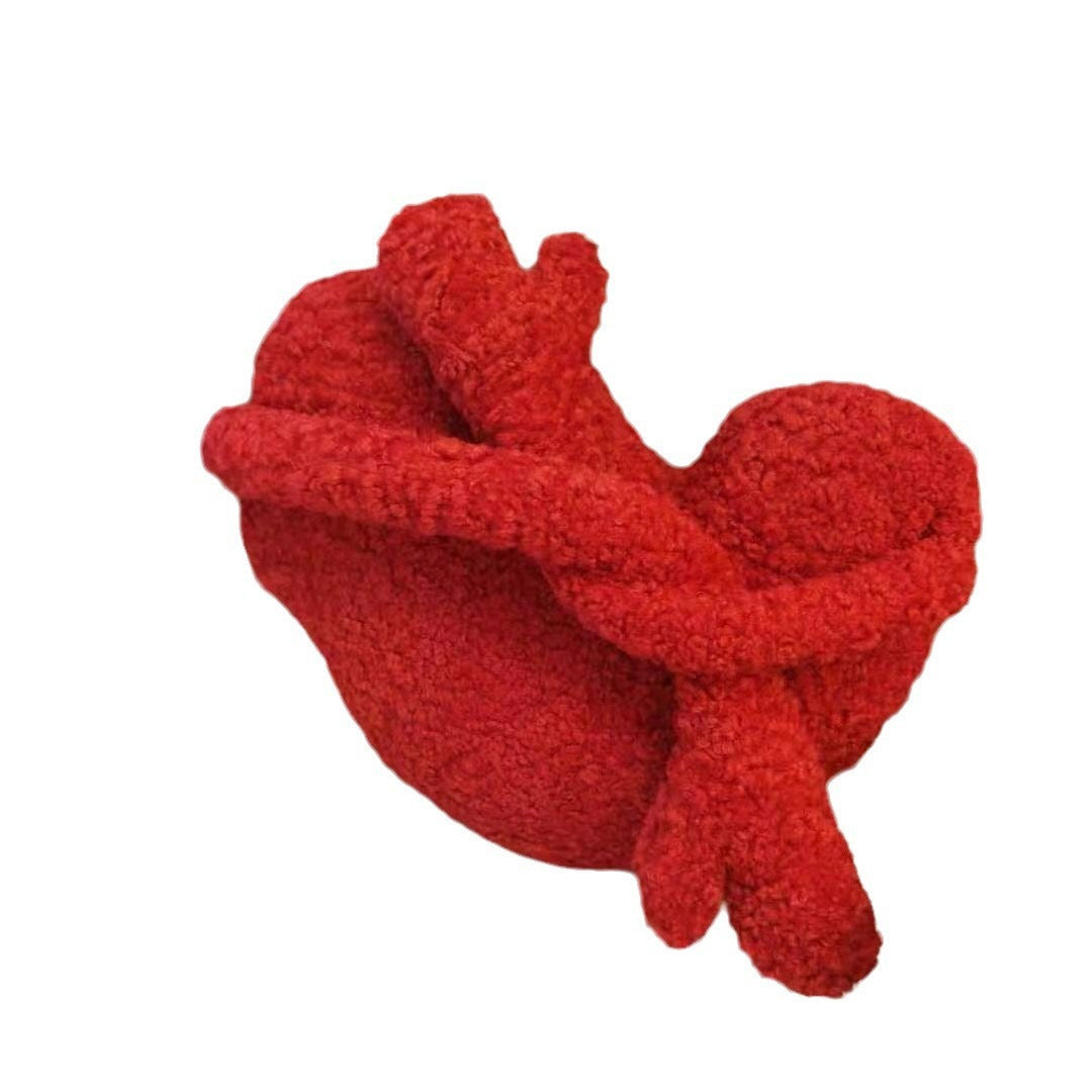 Love Heart Couch Pillow Back Cushion Plush Toy