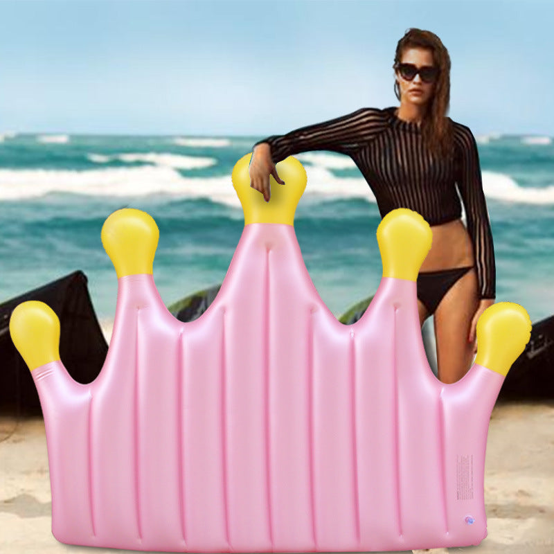 Water Inflatable Bed Crown Floating