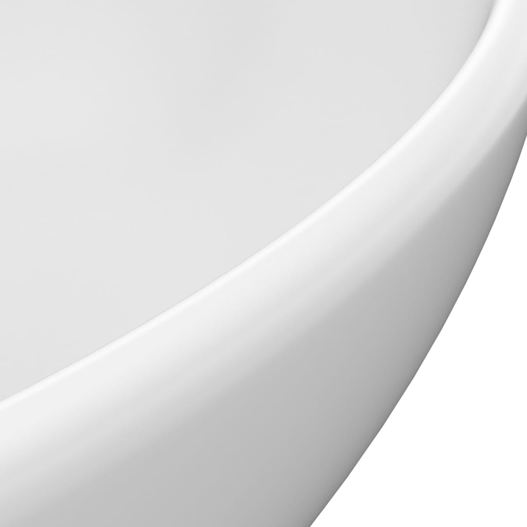 Luxury Oval Washbasin Matte Ceramic Luxury