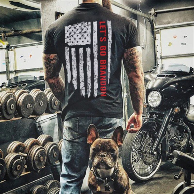 New Fashion Casual Digital Printed Round Neck Short-sleeved T-Shirt Men's Wholesale