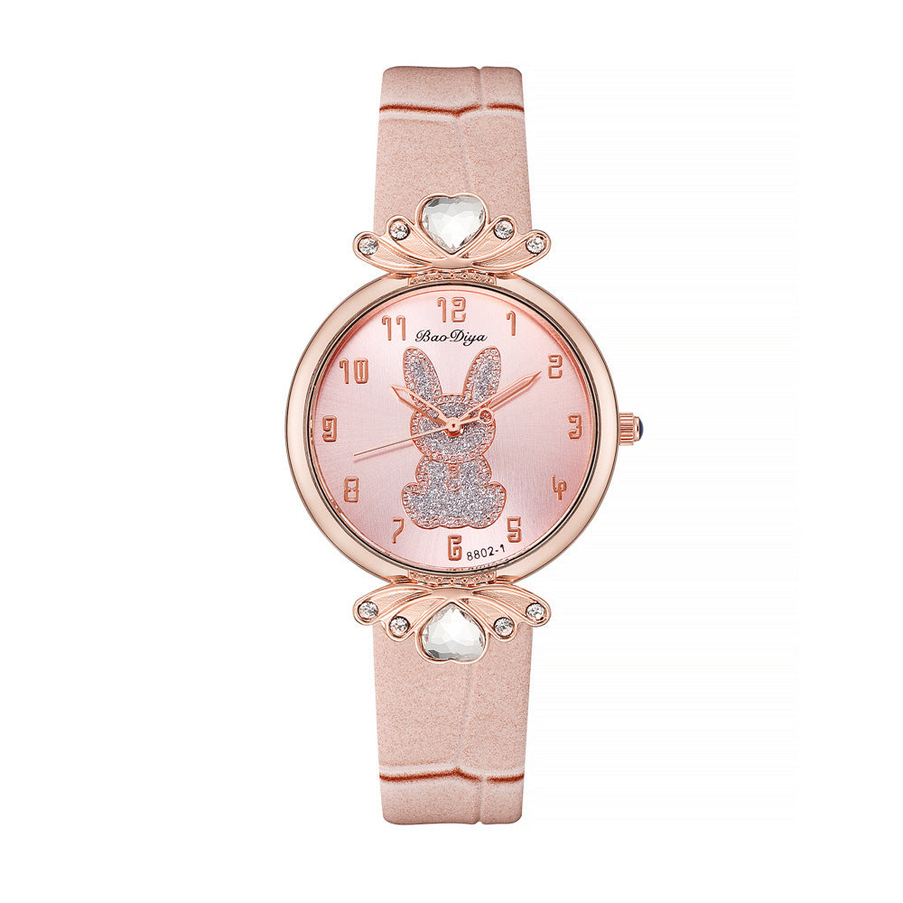 Fashion Rabbit Pattern Women's Watch