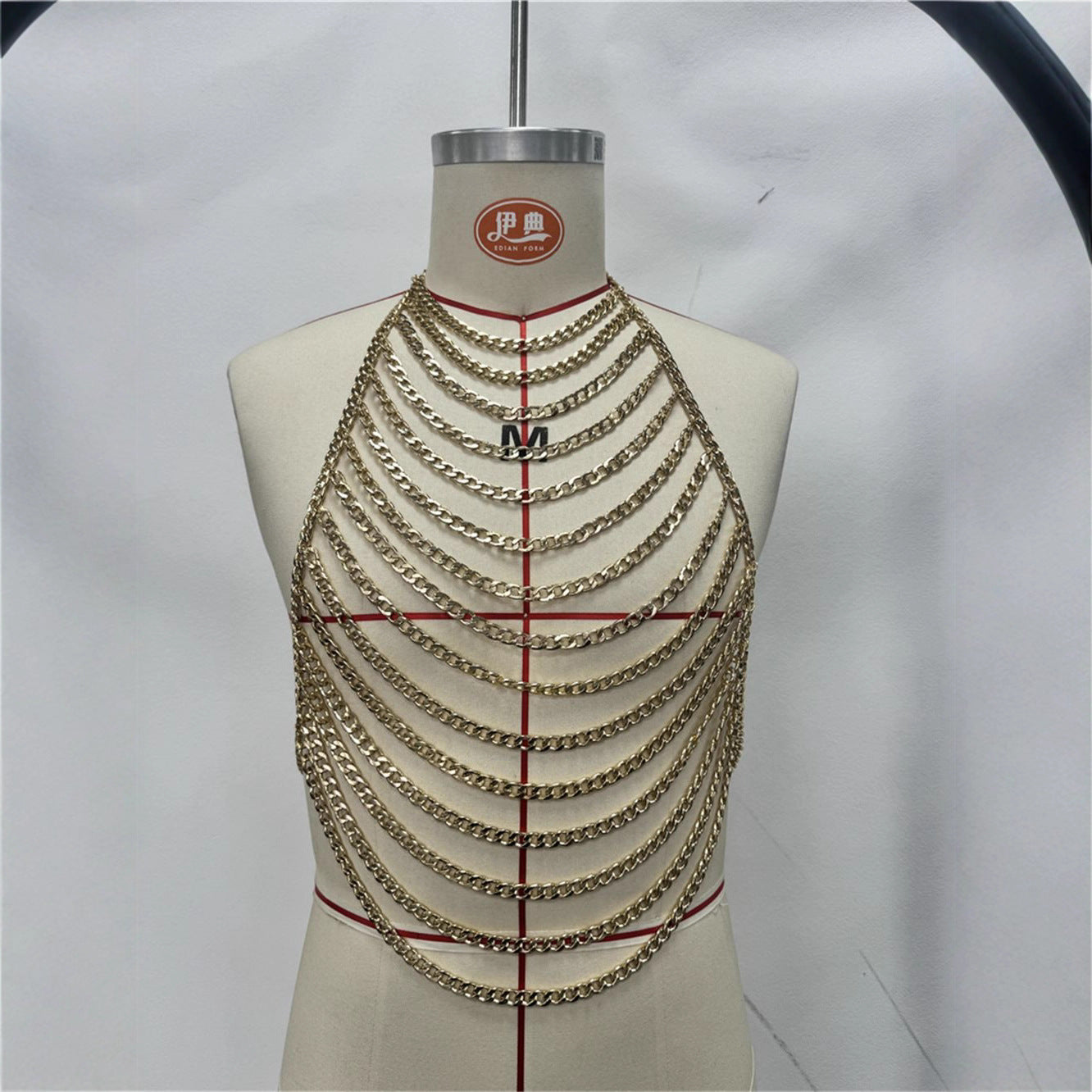 New Personalized Halterneck Backless Sexy Hollow-Out Body Chain