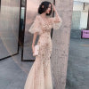 Temperament Long Celebrity Mermaid Evening Dress