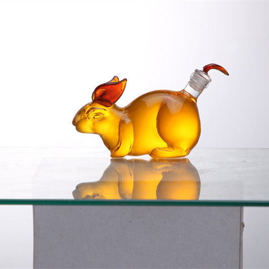 Zodiac Transparent Thickened Glass Wine Bottle
