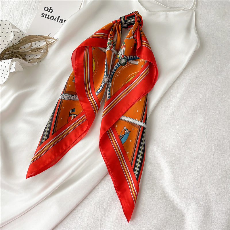 Luxury Wind Square 70cm Thin AutumnWinter Scarf