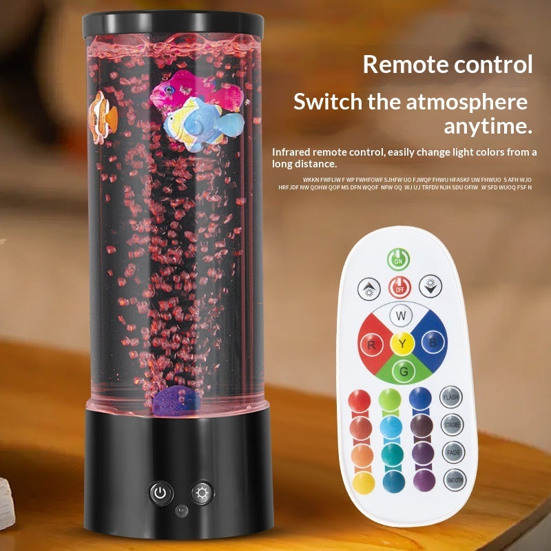 Glow-In-The-Dark Bubble Fish Night Light