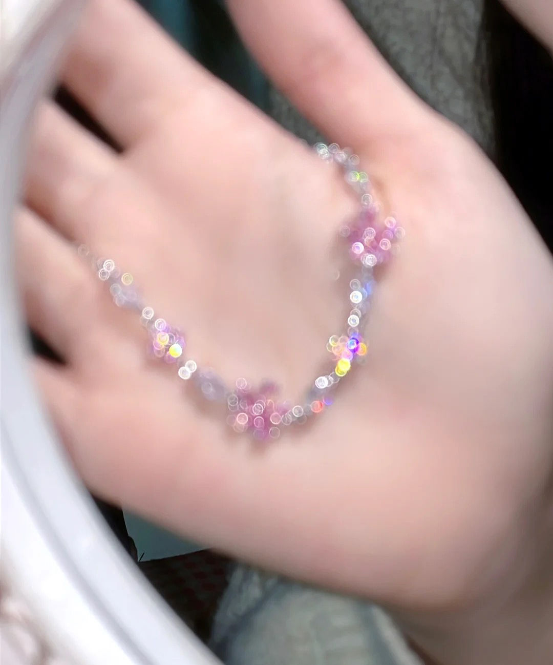 Women's Cherry Blossom Crystal Bracelet