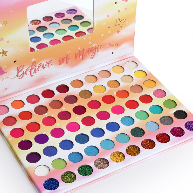 70 Colors Matte Glitter Metal Waterproof Eyeshadow Palette