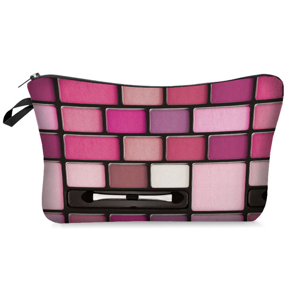 Digital Printing Makeup Cosmetics Series Cosmetic Bag Storage Bag Cross-Border Explosion