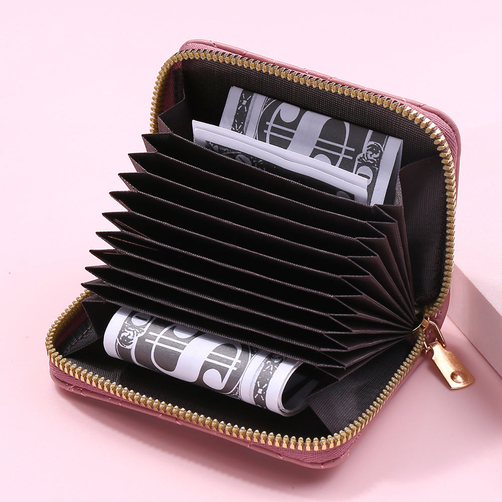 Mini Zipper New Ladies' Purse Pu Card Holder