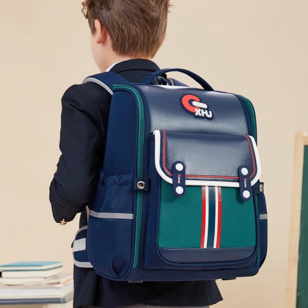 Primary School Boys And Girls Large Capacity 1-6 Grade Burden Reduction Waist Support Astronaut Bag