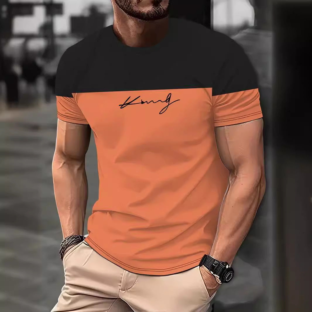 Men's Clothing Sports Digital 3DT T-Shirt Short Sleeve