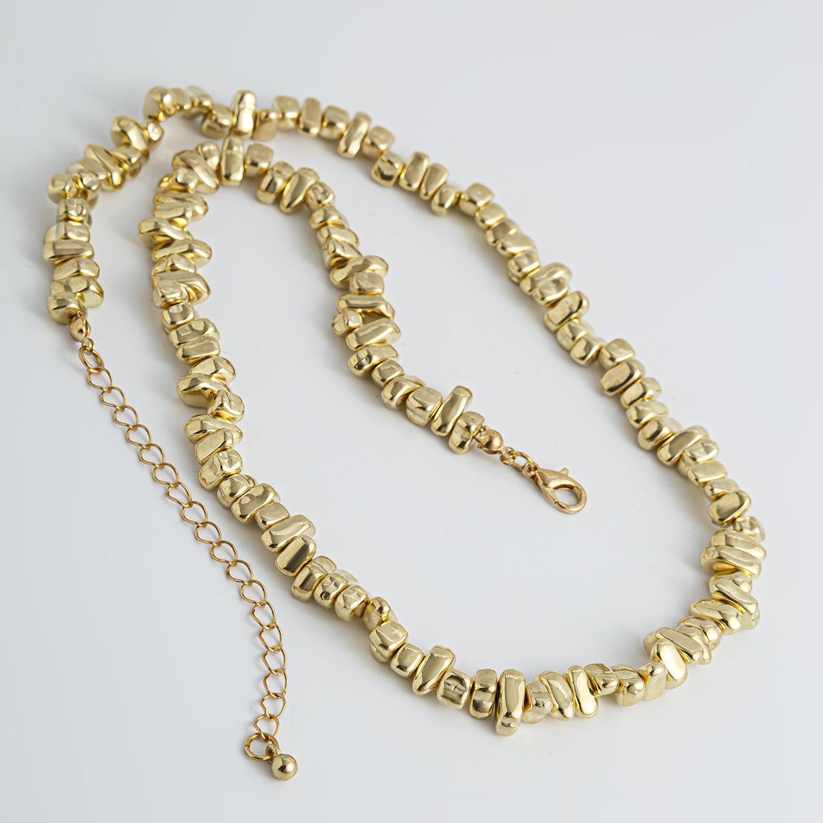Niche Uniquely Shaped Beaded Necklace For Men Trendy Cross Pendant Clavicle Chain