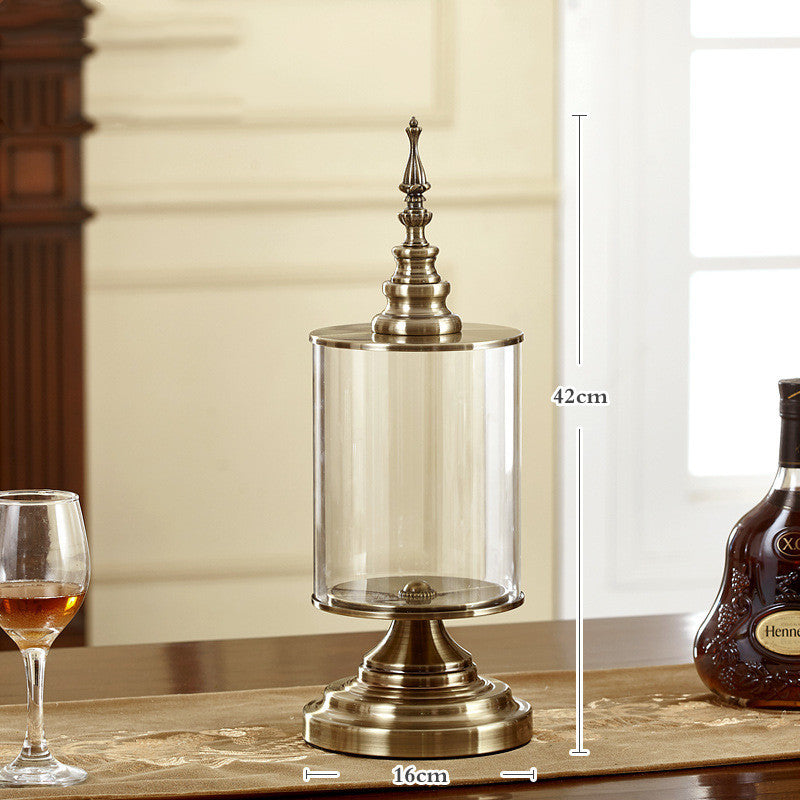 Flower Arrangement Vase Creative Transparent Storage Jar Luxury Decoration Ornaments