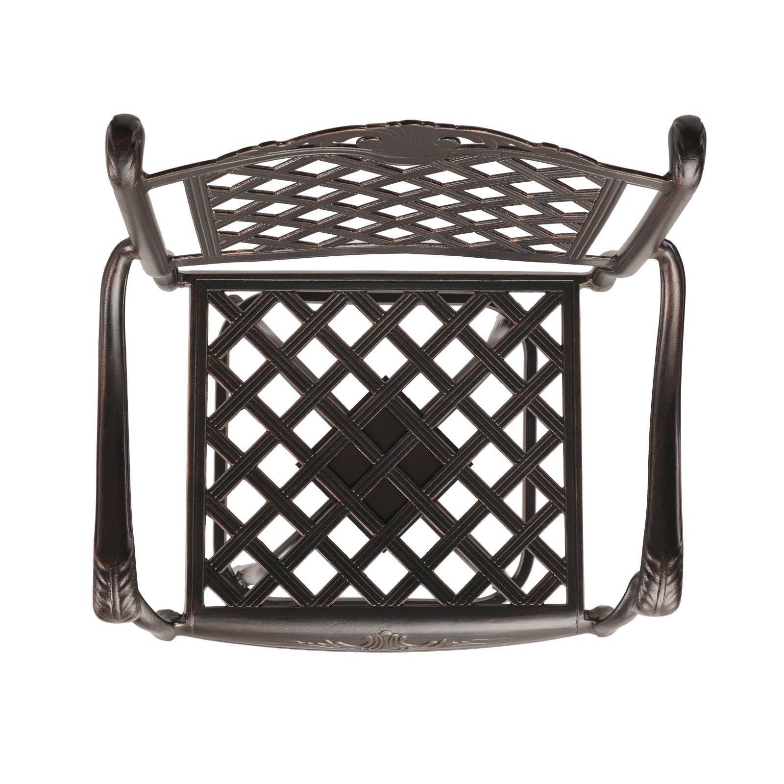 CAST ALUMINUM BAR STOOL