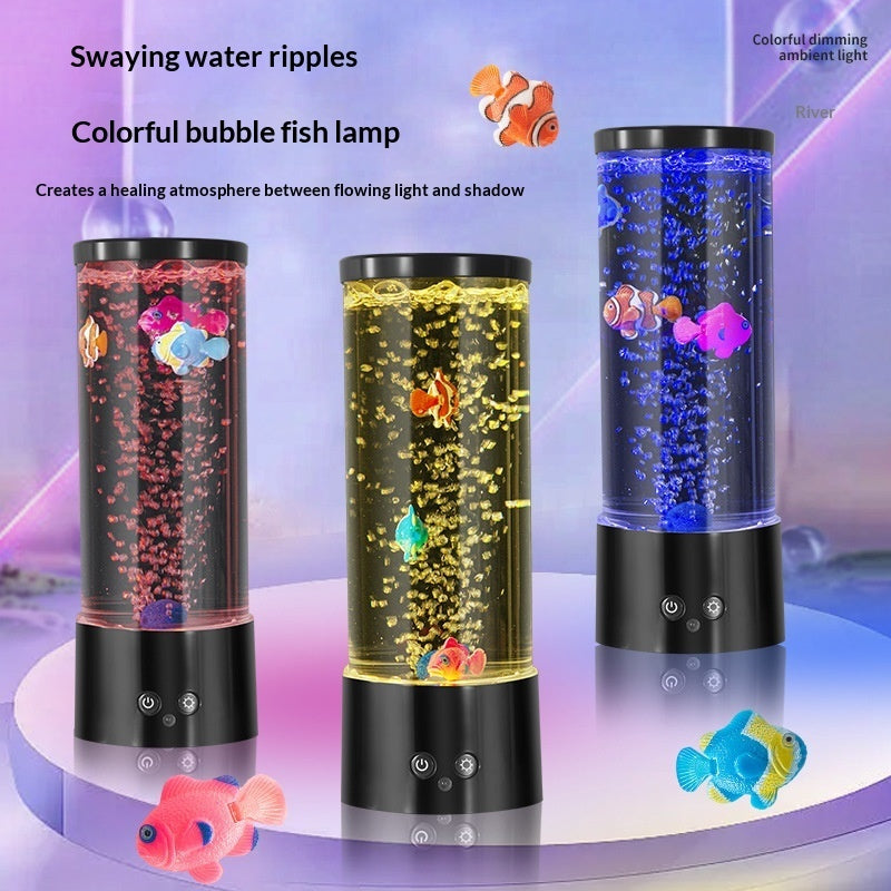 Glow-In-The-Dark Bubble Fish Night Light