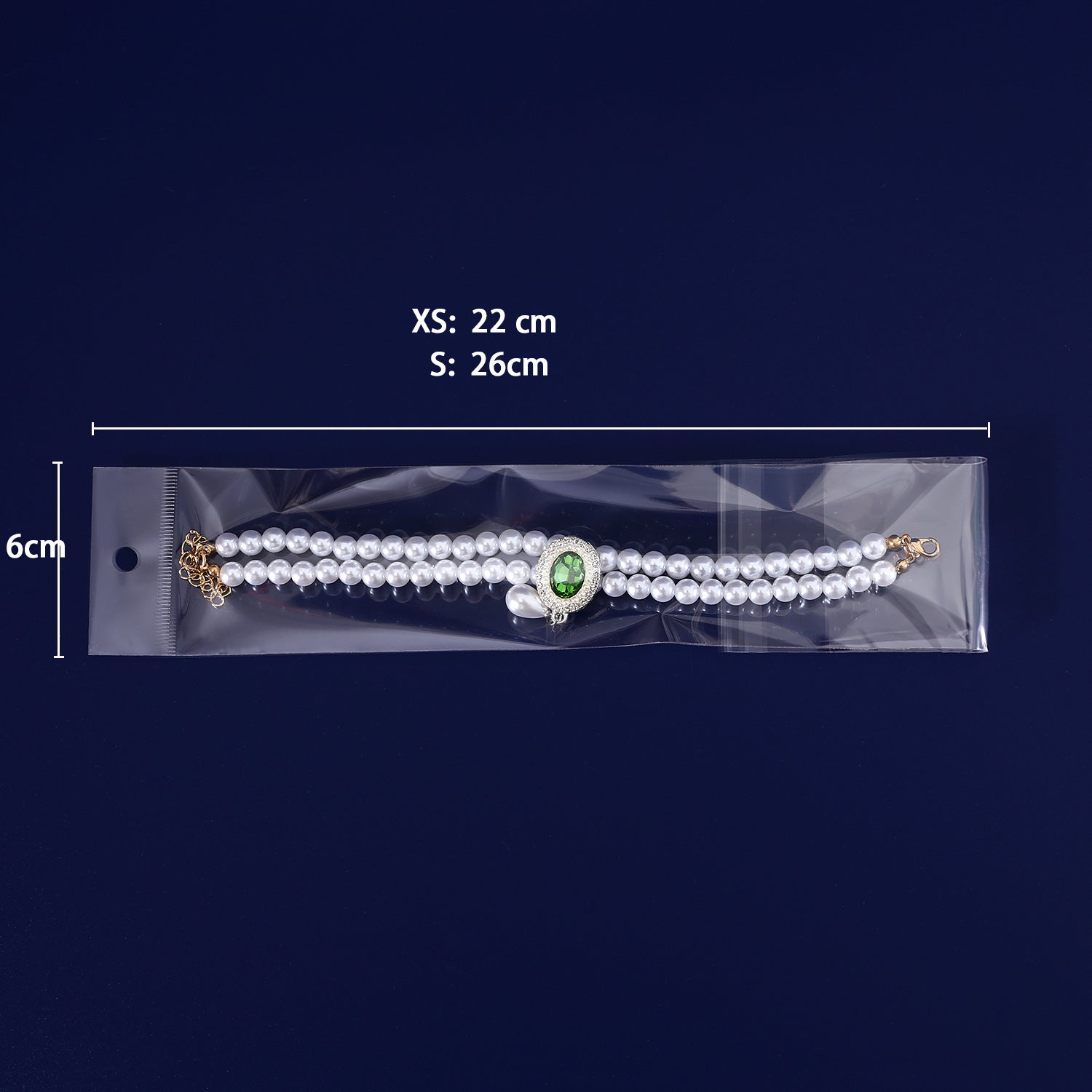 Double-layer Pearl Pet Necklace Maltese Puppy Luxurious Color Gem Pendant Princess Collar