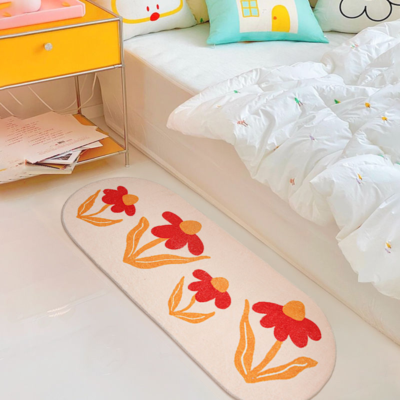 Fashion Absorbent Non-Slip Girl Ins Wind Floor Mat