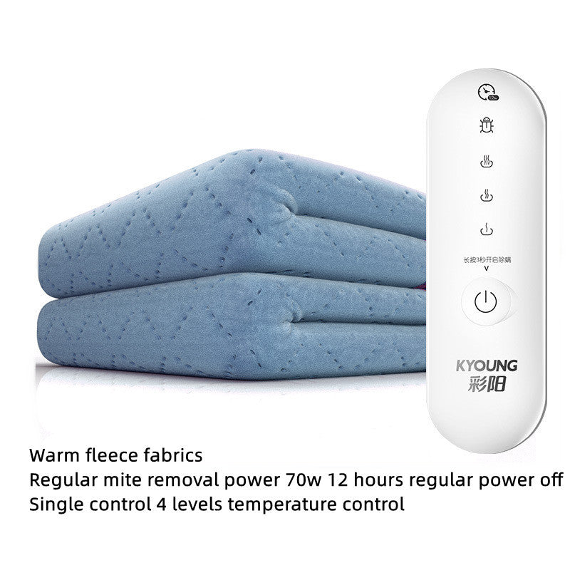 Mites Control Heating Pad Dormitory Single Electric Mattress Dual Electric Blanket