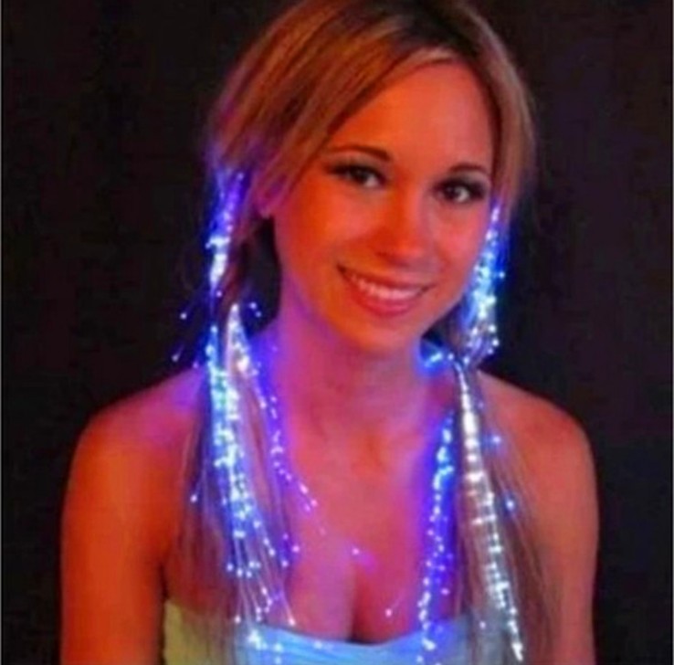 Colorful Glowing Braids Fiber Fiber Braids LED Lights Hair Clips For Hair