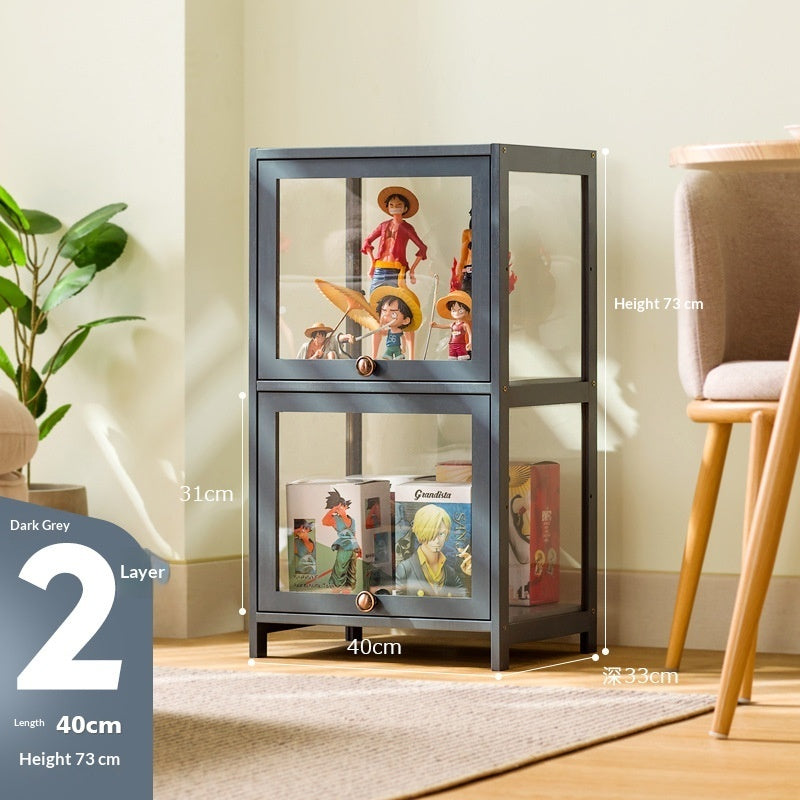 Transparent Dust-Proof Display Cabinet Acrylic Toy Storage Box Bookcase And Shelving Unit
