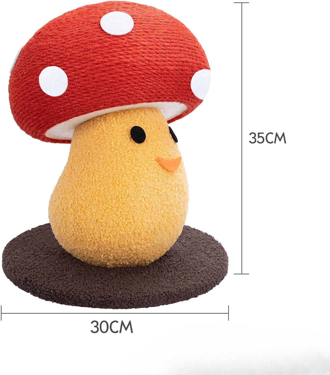 Cat Scratcher Scratch Board Foldable Accordion Design Cardboard Scratch Pad Nest For Indoor Grinding Claw Round Board Corrugated Lounge Cat Furniture Protector For Couch Carpets Sofas Mushroom