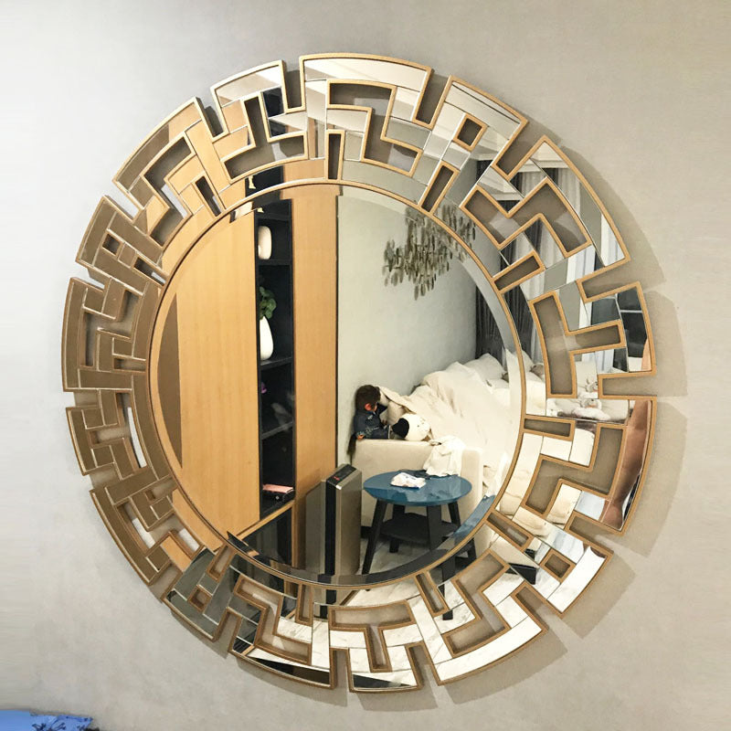 European Style Creative Dining Side Hanging Mirror