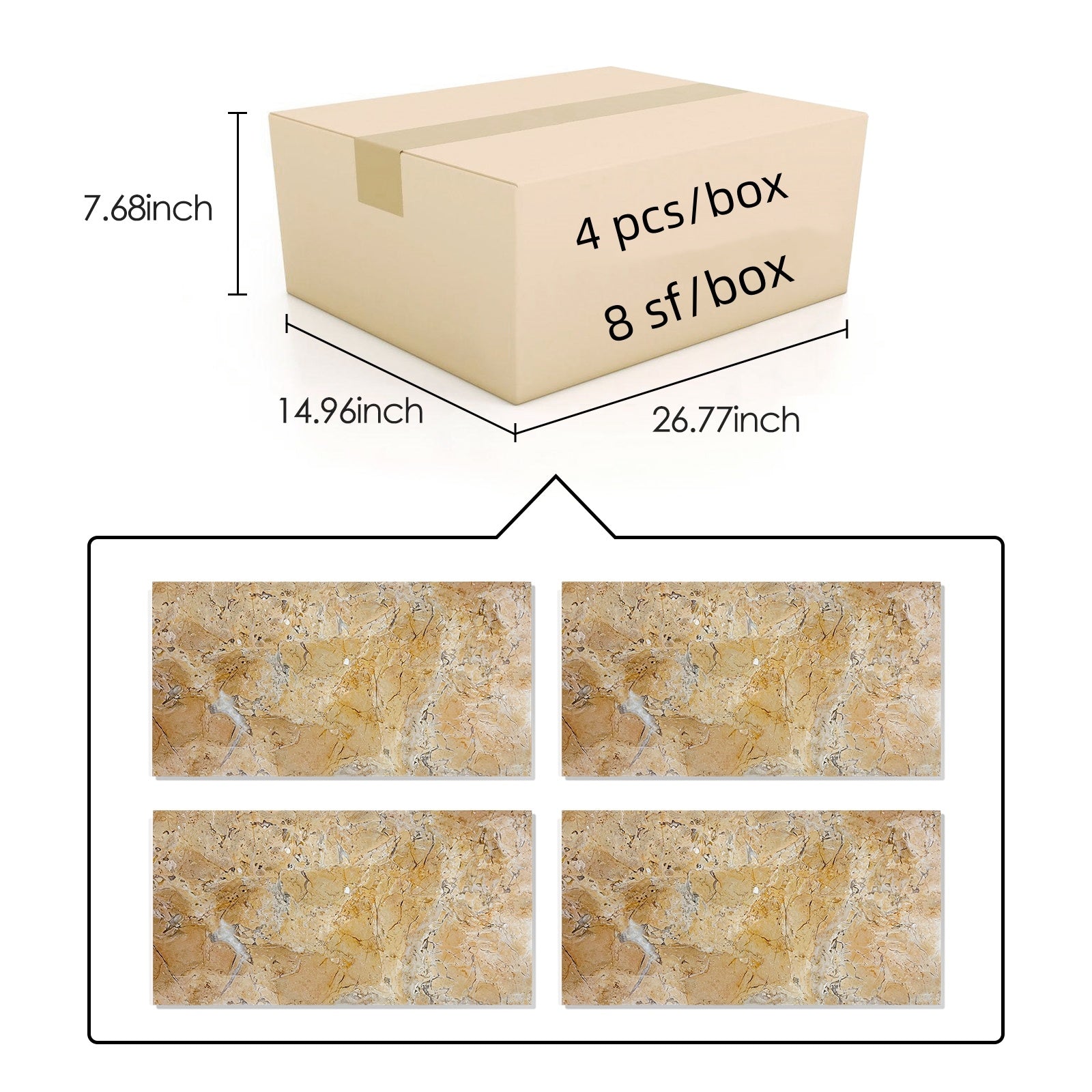 12X24 Inch Gold Yellow Beige Natural Marble, For Floor And Wall, Polished Marble Tile, Natural Stone