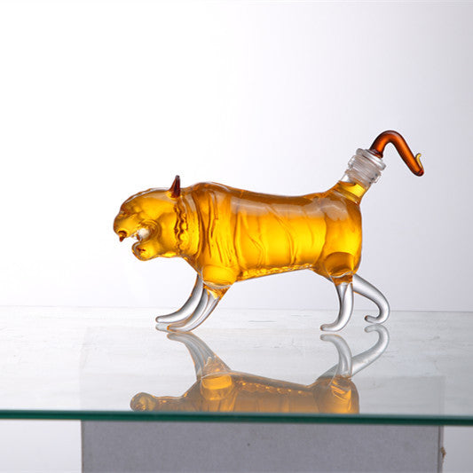 Zodiac Transparent Thickened Glass Wine Bottle